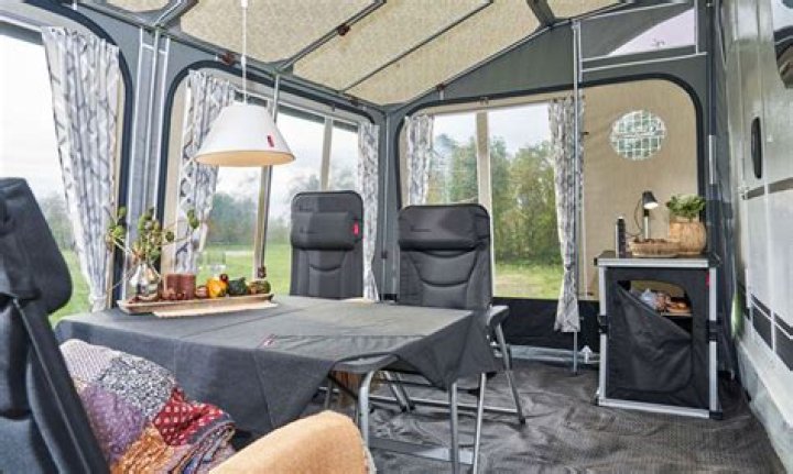 Can I sleep in my caravan awning?