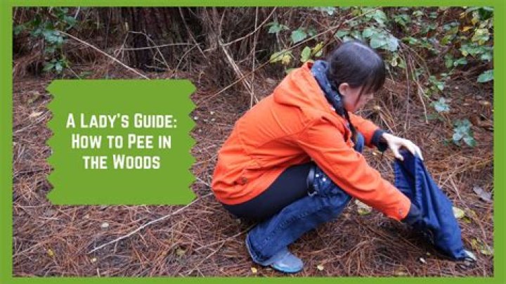 How do you pee in the wild?