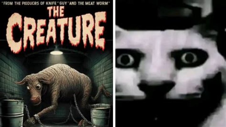 How does the creature explain his evil behavior?