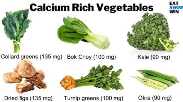 Which vegetable is high in calcium?